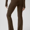Sway joggebukser med bootcut – Espresso