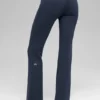 Sway joggebukser med bootcut – marineblå