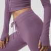 Sway joggebukser med utvidet ben – Plum Kiss
