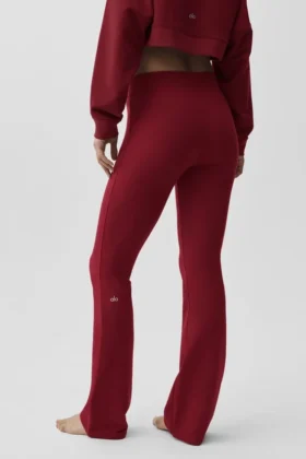 Sway joggebukser med utvidet ben – Summer Romance Red