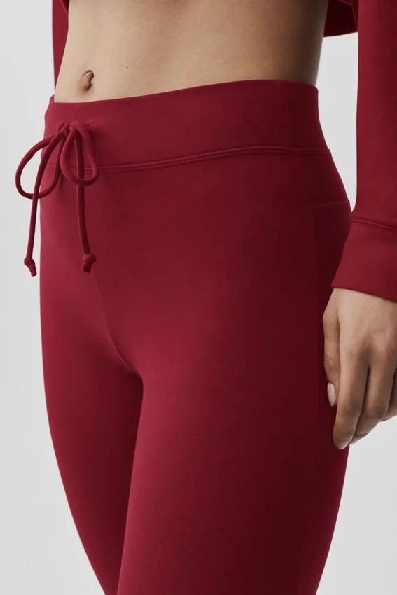 Sway joggebukser med utvidet ben – Summer Romance Red