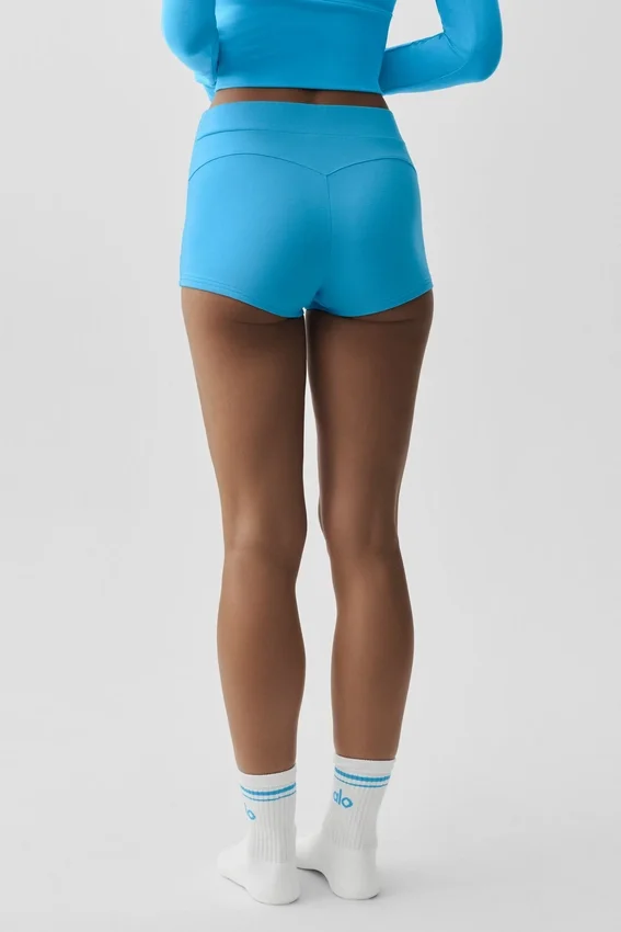 Sway My Way Micro Shorts – azurblå