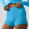 Sway My Way Micro Shorts – azurblå