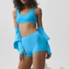 Sway My Way Micro Shorts – azurblå