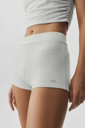 Sway My Way Micro Shorts – hvit melert