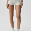 Sway My Way Micro Shorts – hvit melert