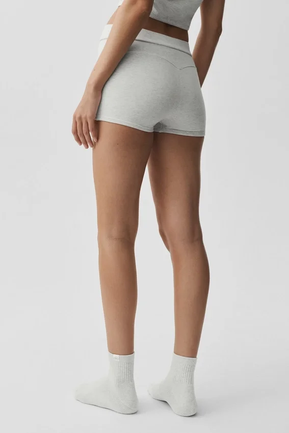 Sway My Way Micro Shorts – hvit melert