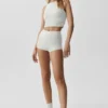 Sway My Way Micro Shorts – hvit melert