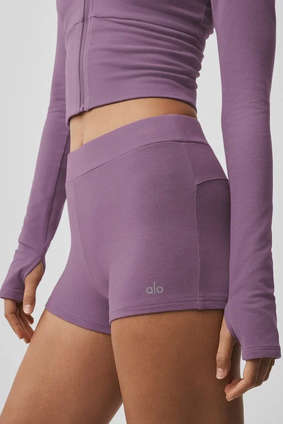 Sway My Way Micro Shorts – Plum Kiss