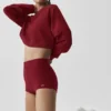 Sway My Way Micro Shorts – Summer Romance Red