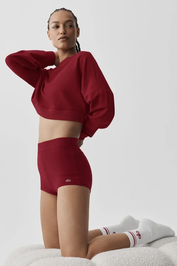 Sway My Way Micro Shorts – Summer Romance Red