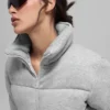 Sweatshirt-pufferjakke – Athletic Heather Grey