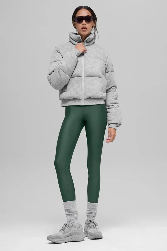 Sweatshirt-pufferjakke – Athletic Heather Grey