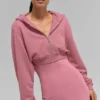 Sweet Escape hettegenser med glidelås – Pink Wild Rose