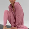 Sweet Escape hettegenser med glidelås – Pink Wild Rose