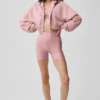 Sweet Escape hettegenser med glidelås – Vintage Pink