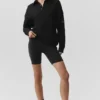 Take It Easy langermet Henley-genser – svart
