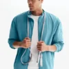 Takeaway Track-jakke med full glidelås – Blue Breeze