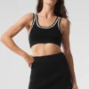 Tennis Club Strikkegenser Knit Bra – svart/elfenben