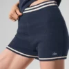 Tennis Club Strikkegenser Knit Hot Short – Navy/Ivory