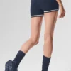 Tennis Club Strikkegenser Knit Hot Short – Navy/Ivory