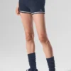 Tennis Club Strikkegenser Knit Hot Short – Navy/Ivory