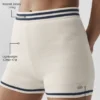 Tennis Club Strikkegenser Knit Hot Shorts – Elfenben/Marineblå