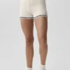 Tennis Club Strikkegenser Knit Hot Shorts – Elfenben/Marineblå