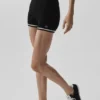 Tennis Club Strikkegenser Knit Hot Shorts – svart/elfenben