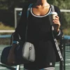 Tennis Club-strikkegenser – svart/elfenben