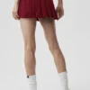 Tennisskjørt med lav midje «Amp It up» – Summer Romance Red