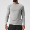 Triumph langermet T-skjorte – Athletic Heather Grey