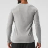 Triumph langermet T-skjorte – Athletic Heather Grey