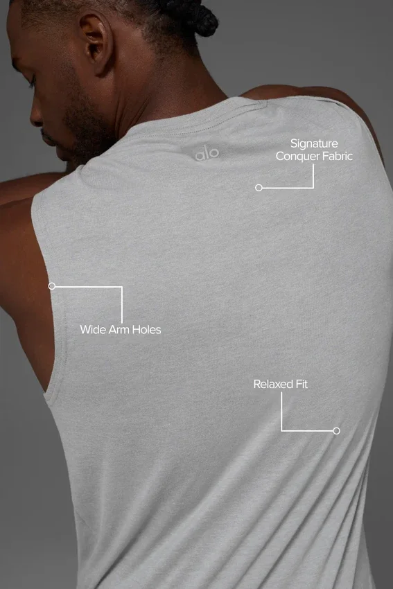 Triumph Muscle Tank – Athletic Heather Grey