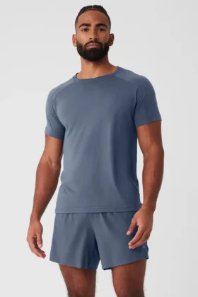 Triumph Raglan-T-skjorte – Bluestone