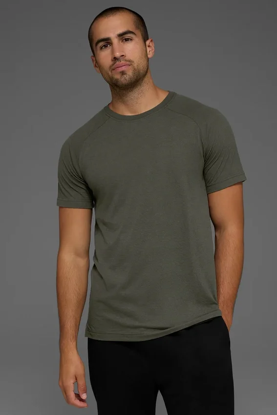 Triumph Raglan-T-skjorte – Stealth Green