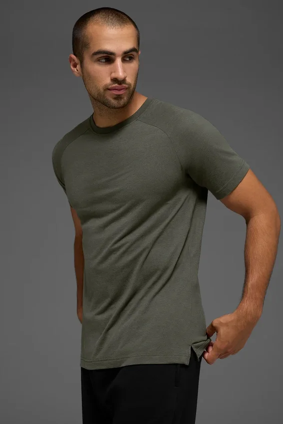 Triumph Raglan-T-skjorte – Stealth Green