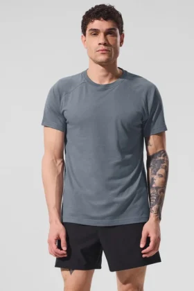 Triumph Raglan-T-skjorte – Steel Grey