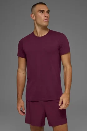 Triumph Tee – Burgundy