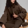 Twill-barnjakke – Espresso