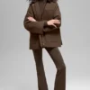 Twill-barnjakke – Espresso