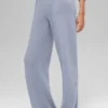 Ull- og kashmirbukser med High-Waist og vide ben – New Class – Winter Frost