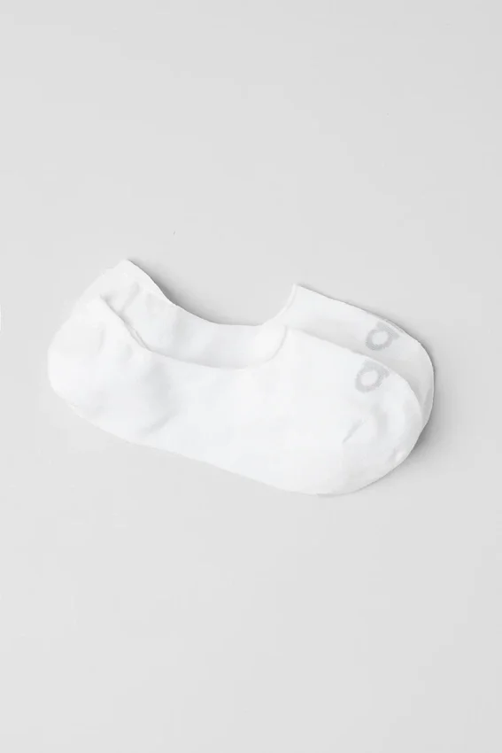 Unisex Conceal-sokk – hvit/duvegrå