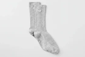 Unisex Half-Crew Understated Sokker – Athletic Heather Grey
