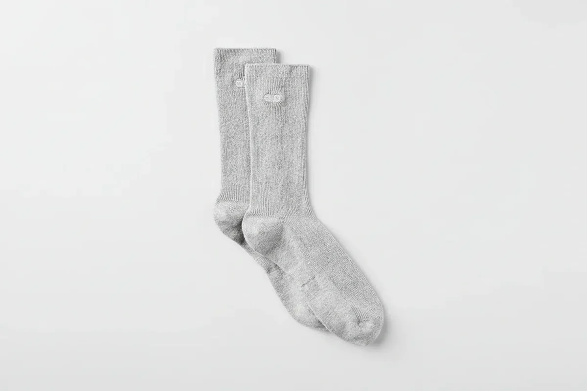 Unisex Half-Crew Understated Sokker – Athletic Heather Grey