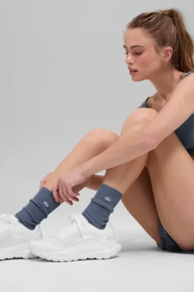 Unisex halvhøye, diskrete sokker – Bluestone