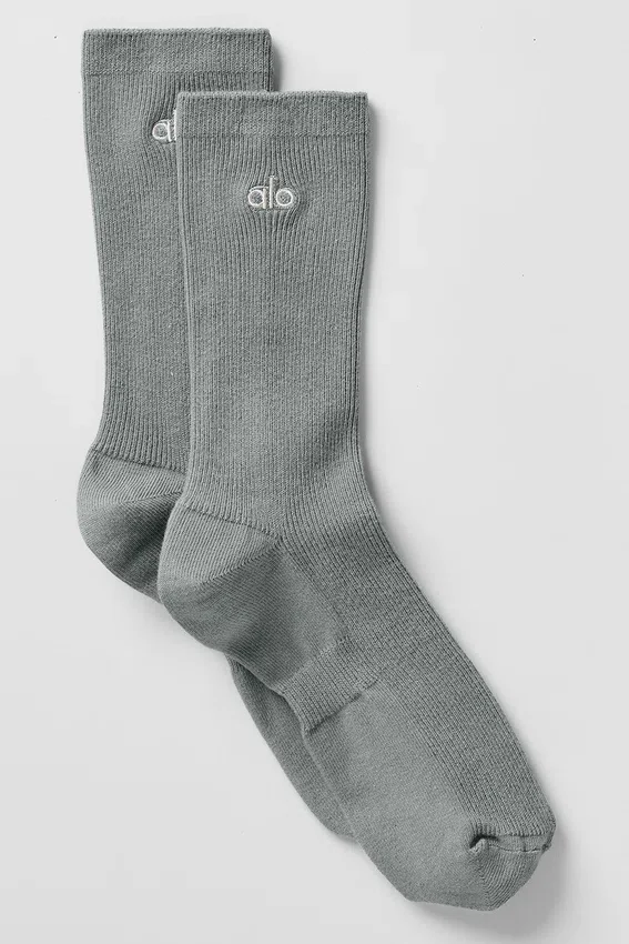 Unisex halvhøye, diskrete sokker – Lunar Grey