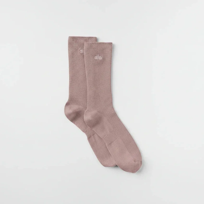 Unisex halvhøye, diskrete sokker – taupe