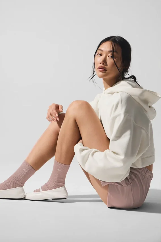 Unisex halvhøye, diskrete sokker – taupe