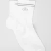 Unisex halvhøye funksjonssokker – hvit